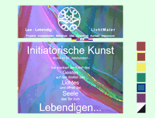 Tablet Screenshot of leo-lebendig.de
